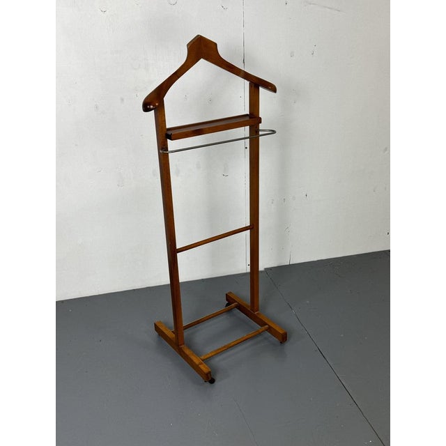 Mid-Century Modern Italian Beech Dressboy Valet Stand, 1960s For Sale - Image 13 of 15