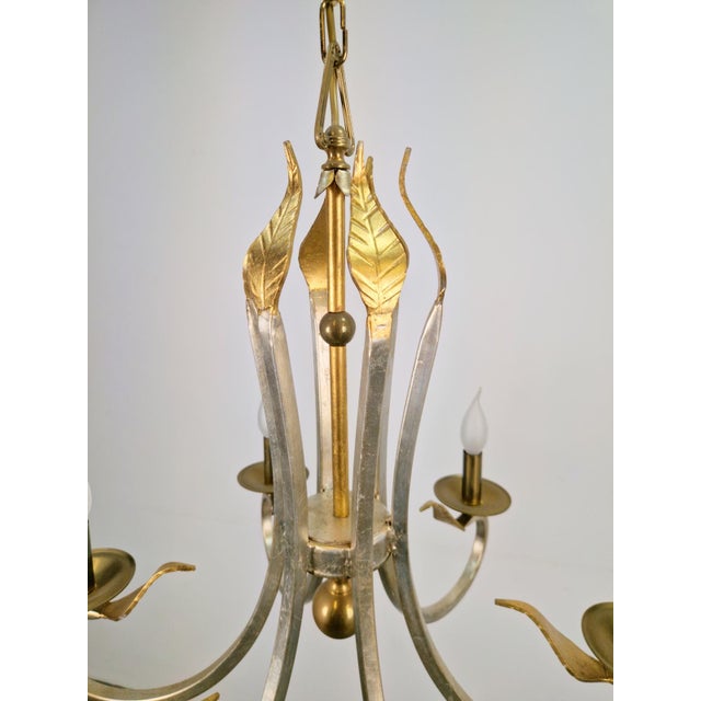 Chandelier from Solari SRL Florence, Italy, 1980s For Sale - Image 13 of 18