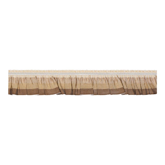 Sample - Schumacher Arabella Tape Trim in Neutral For Sale