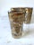 Gold Set of 8 Mid Century 'Old World Map' Highball Tumblers by Cera For Sale - Image 8 of 13