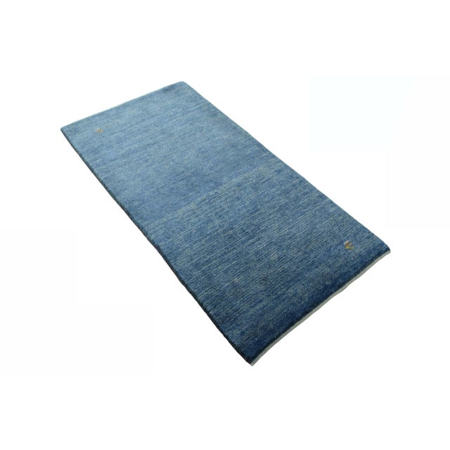 Modern Hand-Knotted Gabbeh Loribaft Rug For Sale - Image 3 of 10