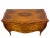Wood French Louis XV Style Bombe Burlwood 3-Drawer Commode With Carved Details For Sale - Image 7 of 12