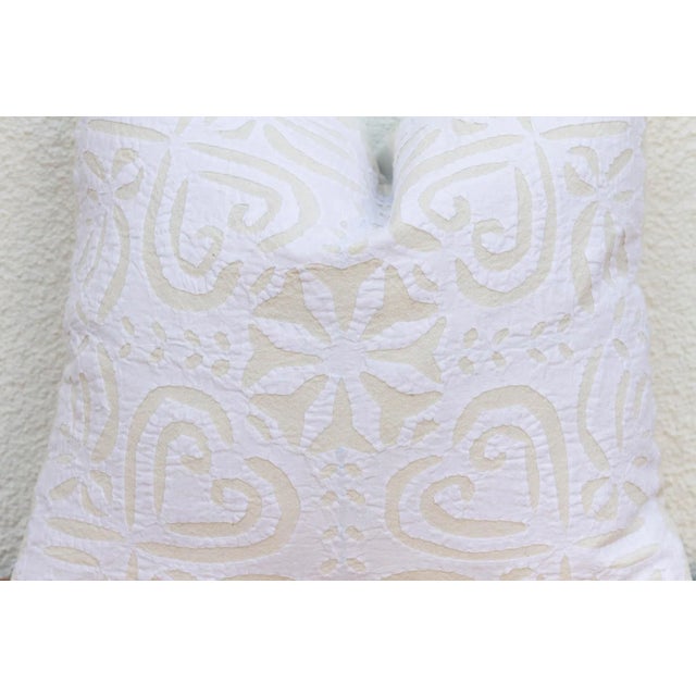 1990s Brunda Applique Pillow Cover For Sale - Image 5 of 7