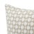 Transitional Schumacher X Celerie Kemble Betwixt 16" Pillow in Stone & White For Sale - Image 3 of 5