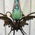 Chandelier in Hand-Painted Ceramic and Metal, 1950s-1960s For Sale - Image 9 of 10