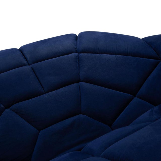 Kautsch Fabric Four-Seater Sofa from Bretz For Sale - Image 5 of 11