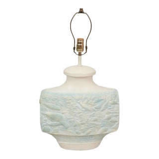 Sea Life Ceramic Table Lamp For Sale