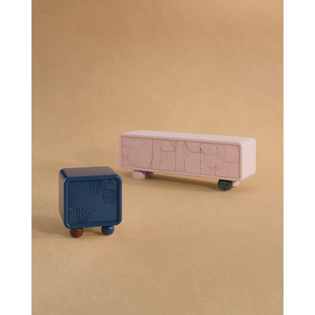 Not Yet Made - Made To Order Mon Ooh Bedside Table by Malabar For Sale - Image 5 of 18