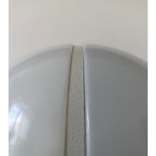 German Metal and Opaline Wall Lights, 1970s, Set of 2 For Sale - Image 5 of 16