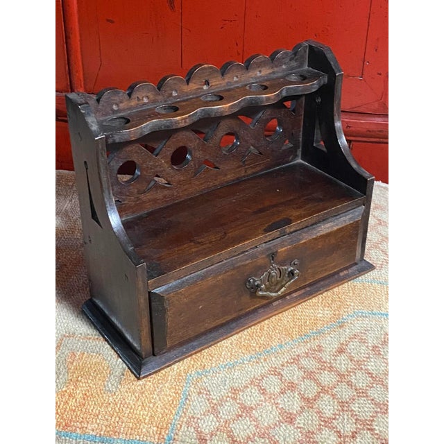 Late 19th Century English Pipe Cabinet With 4 Pipes For Sale - Image 11 of 13