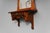 Art Nouveau Wall Mirror with Console in Walnut, Early 20th Century For Sale - Image 13 of 16