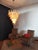 Vintage Italian Murano Chandelier with Caramel Glass Petals in the style of Mazzega, 1990 For Sale - Image 10 of 17
