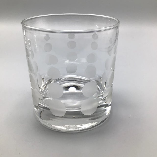 1990s Mikasa "Cheers" Crystal Low Ball Glasses-Set of 4 For Sale - Image 5 of 13