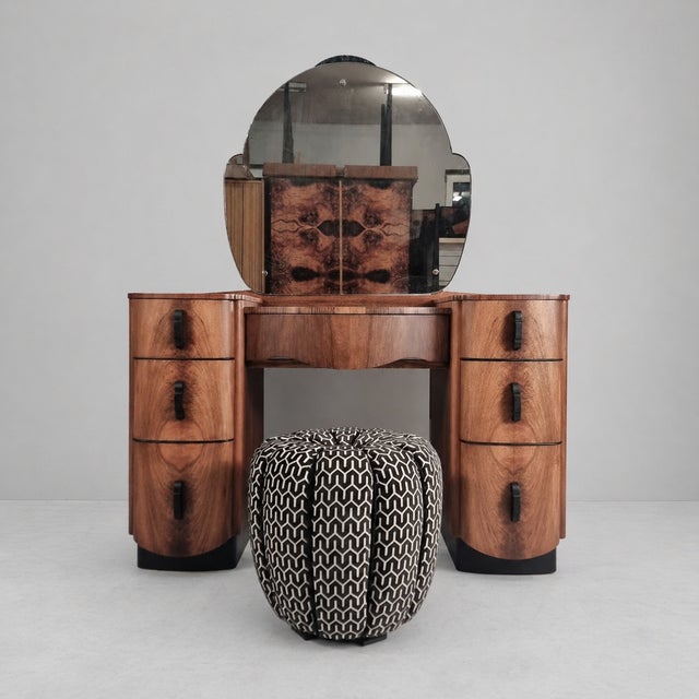 Dressing Table by Jindrich Halabala for Up Závody, 1940s For Sale - Image 9 of 18