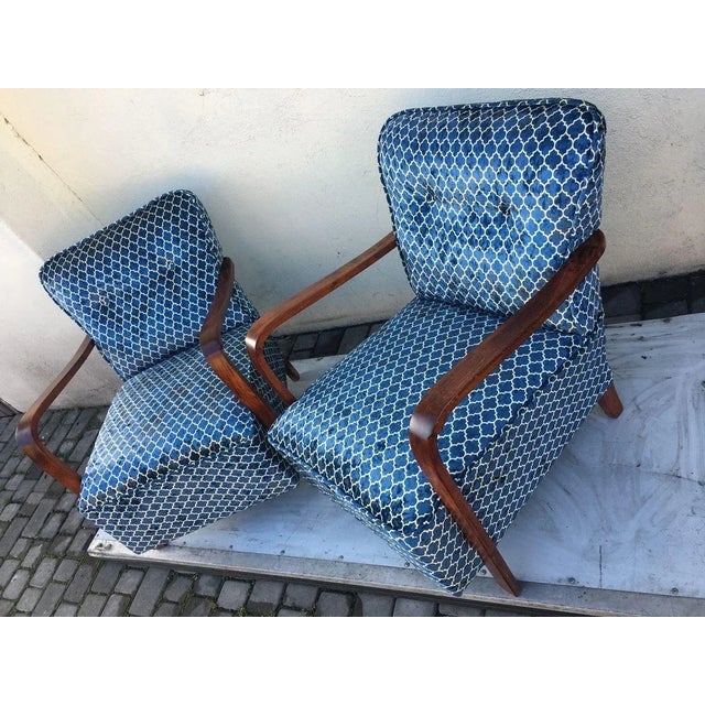 Vintage Armchairs, 1940s, Set of 2 For Sale - Image 6 of 18