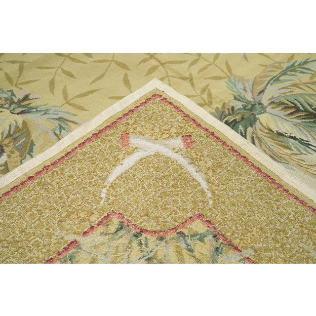 French Aubusson Design Rug 8’0" X 10'0" For Sale - Image 10 of 10