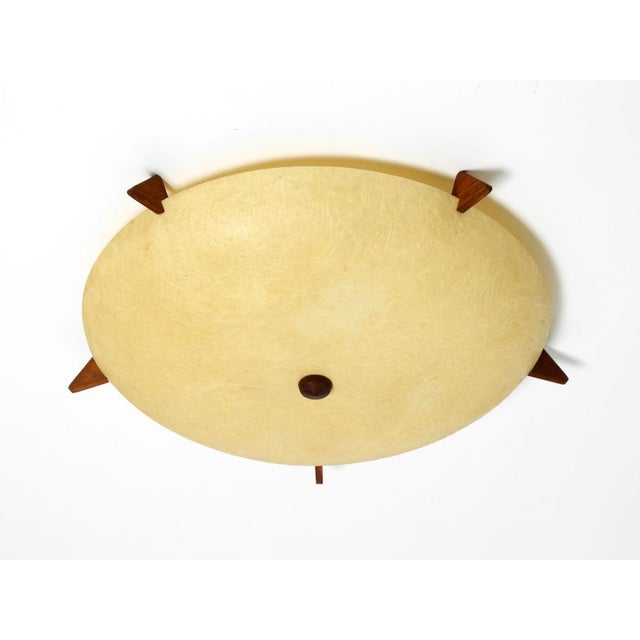 Mid-Century Modern Fiberglass Ceiling Lamp, 1950s For Sale - Image 14 of 16