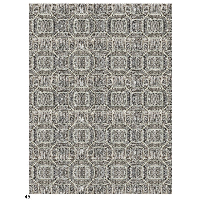 Custom Hand Made Abaca Fibre Premium Quality Rugs Sample2x2Ft. For Sale - Image 15 of 18
