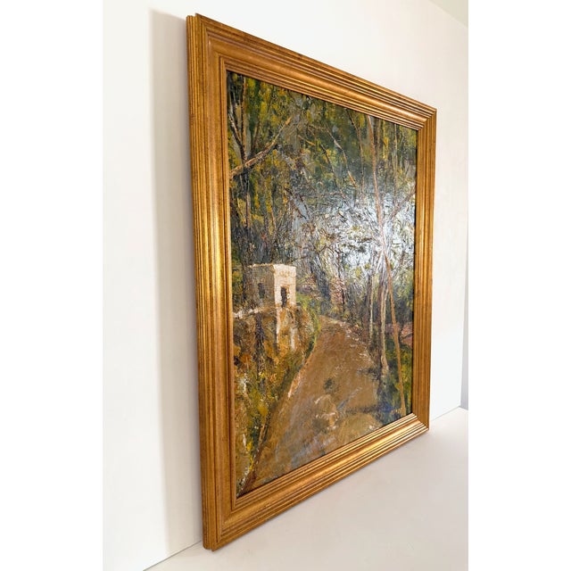Vintage European Oil Landscape Painting For Sale - Image 11 of 15