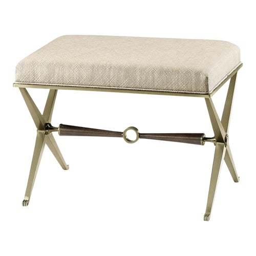 Contemporary Mid Century Style X Stool