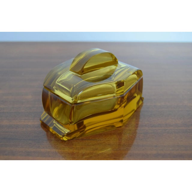 Glass Mid-Century Decorative Box, 1950s For Sale - Image 7 of 12