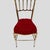Set of High Back Brass Chairs by Chiavari, 1950s For Sale - Image 9 of 13