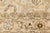 Vintage Hand-Knot Neutral Oushak Area Rug With Soft Sky Blue Accents For Sale - Image 4 of 9