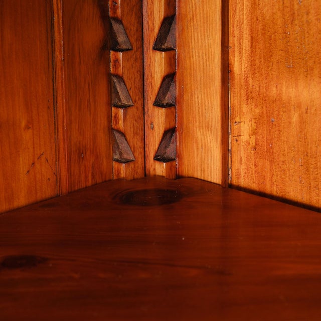 Antique Biedermeier II Corner Display Cabinet, 1890 For Sale - Image 3 of 7