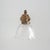 Antique Reclaimed Glass Holophane Wall Light, 1950s For Sale - Image 6 of 8