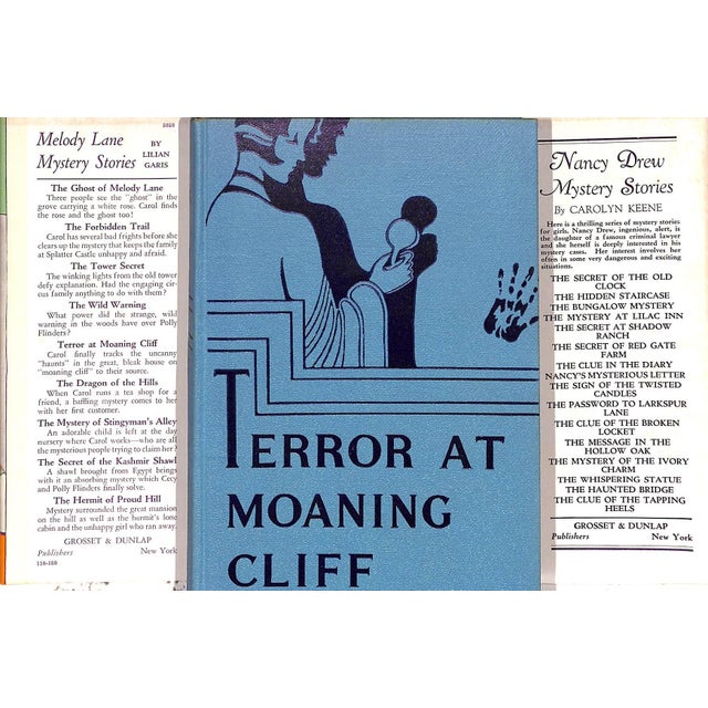 A Melody Lane Mystery GARIS, Lilian [243] pp. Grosset & Dunlap 1935 7 3/4" x 5 1/4" Terror at Moaning Cliff is number five...
