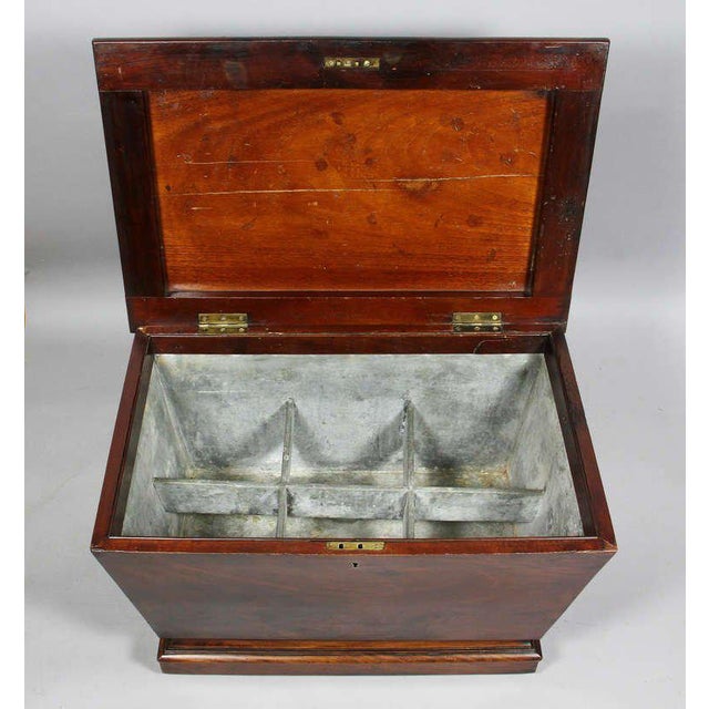 Regency Mahogany Wine Cooler For Sale - Image 4 of 8