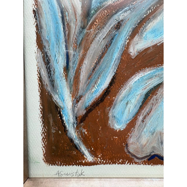 Wood 2026 Alexandra Swistak Pastel Botanical in Custom Italian Frame For Sale - Image 7 of 10
