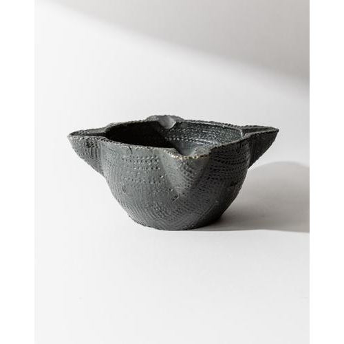 Black Vintage Ceramic Ashtray, 1960s For Sale - Image 8 of 11