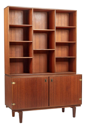Danish Mid-Century Modern Teak Bookcase Cabinet by Peter Løvig Nielsen, 1960s