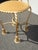Italian Hollywood Regency Gold Metal Heart Shaped Chair W Bell Shaped Feet For Sale - Image 12 of 12