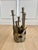 Brutalist 1970s Italian Brutalist Gilded Pewter 5-Arm Candelabra /Sculpture – Prof. Ceccherini For Sale - Image 3 of 12