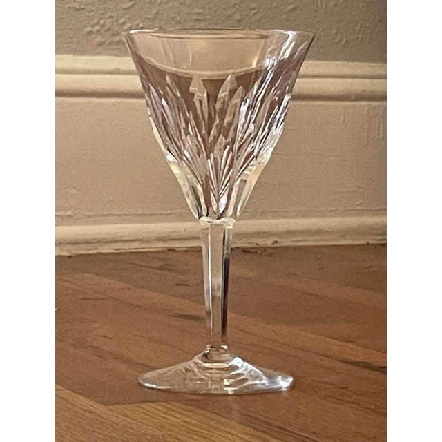 1940s 1940, Royal Leerdam "Contessa" Crystal Claret Glasses - Set of 8 For Sale - Image 5 of 9
