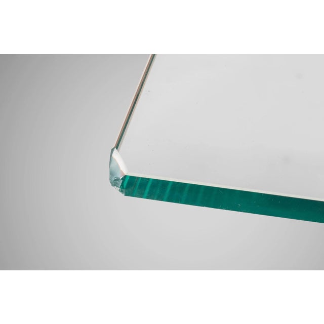 Wood Tubular Glass-Top End Tables After Adrian Pearsall for Craft Associates, circa 1960s - A Pair For Sale - Image 7 of 10