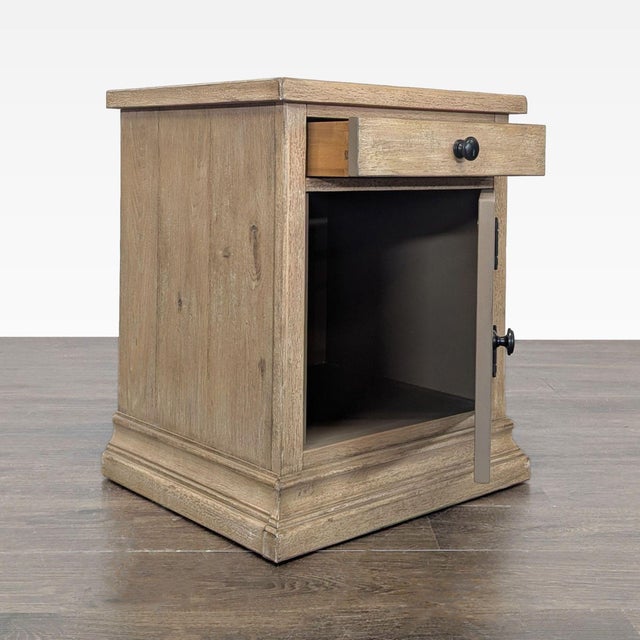 Pottery Barn Pair of Pottery Barn Lorraine Nightstands For Sale - Image 4 of 10