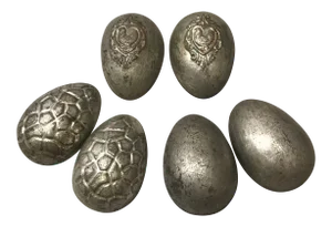 Antique Easter Egg Chocolate Molds by Anton Reiche Dresdin - Set of 3