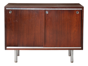 Sideboard in Rosewood with Sliding Doors by George Nelson for Herman Miller, 1960s