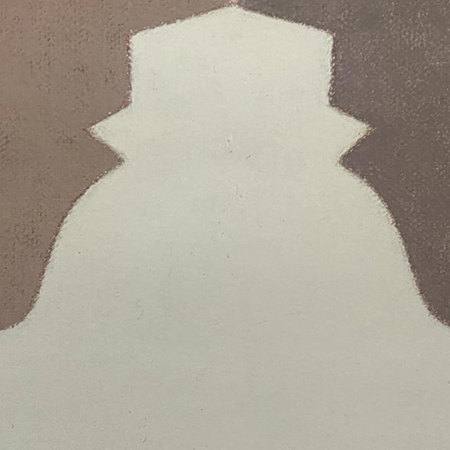 Contemporary Beate Selzer, Two Silhouette Faces, 1990s, Lithograph, Framed For Sale - Image 3 of 9