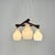 Mid-Century Modern Mid-Century Modern Scandinavian Triangular Teak & White Glass Pendant Light, 1960s For Sale - Image 3 of 10