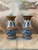 1990s Maitland Smith Blue and White Chinoiserie Vases, a Pair For Sale - Image 6 of 7