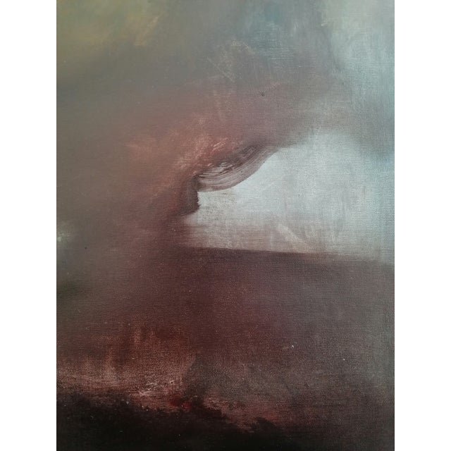 Blue Stefano Mazzolini, PFOT, Painting on Canvas For Sale - Image 8 of 9