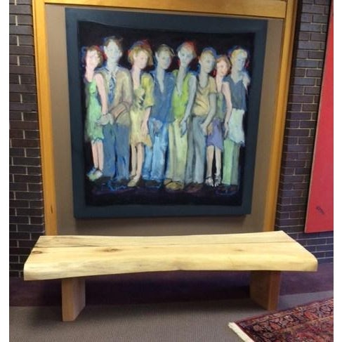 Made from salvaged soft maple wood with butternut legs and designed to accentuate the natural beauty and curves of the...