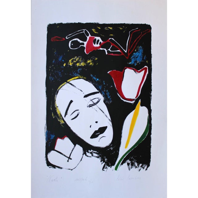 Helena Heinrihsone, Night, Screen Print, 2020 For Sale - Image 6 of 6