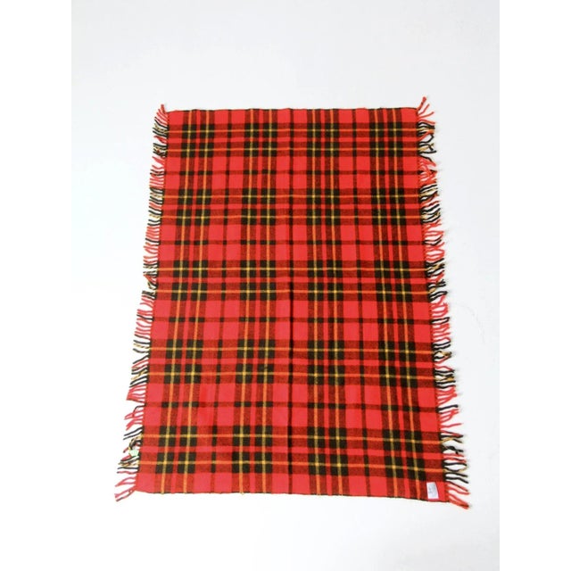Vintage Faribo Plaid Throw Blanket For Sale - Image 9 of 11