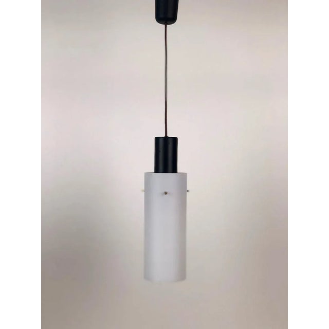 Cylindrical Hanging Pendant Lamps from West, Austria, 1970s, Set of 2 For Sale - Image 4 of 10