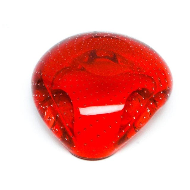 Mid-Century Modern Sommerso Murano Glass Bowl by G. Ferro, Italy, 1950s For Sale - Image 3 of 9